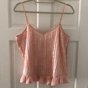 Anthropologie sequin top